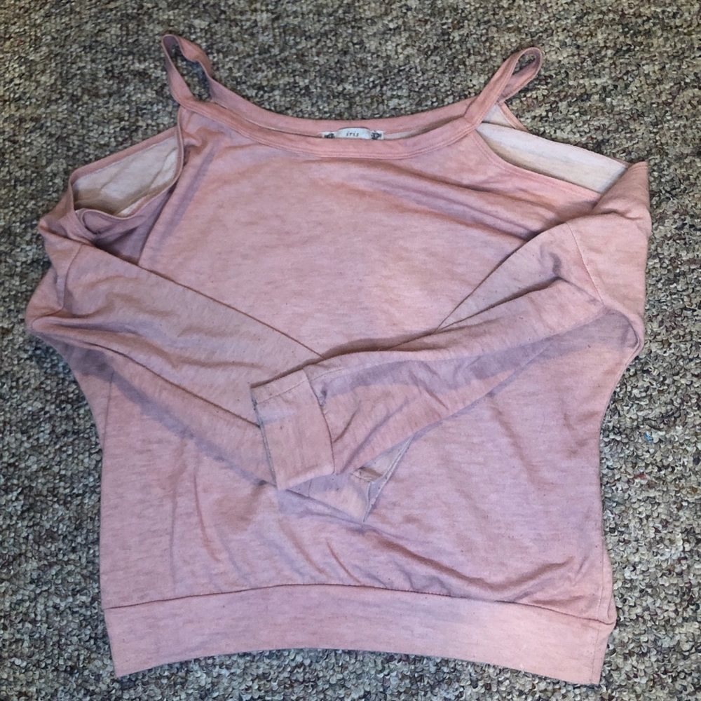 Off the shoulder long sleeve
